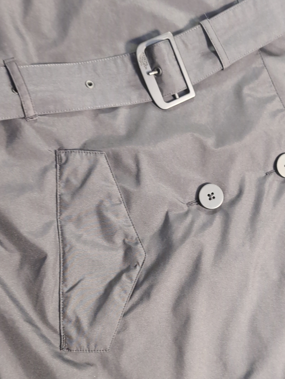 The North Face City Rain Belted Trench Coat Size Small in TNF Black - Picture 7 of 15